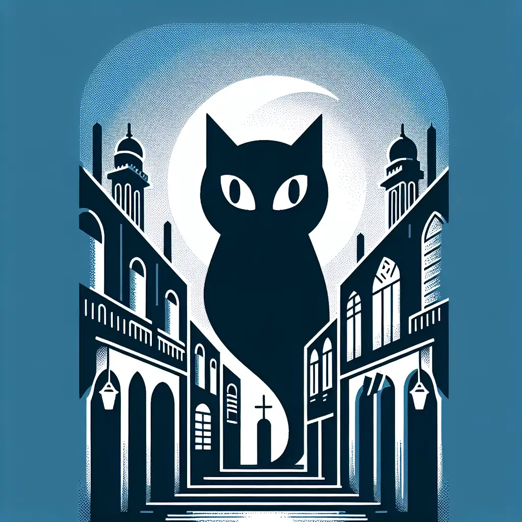 Urban Legend Penampakan Hantu Kucing Hitam di Kota Tua